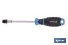 Destornillador rígido para puntas de 1/4" modelo Gripforce| Cambio rápido de puntas y mango antideslizante - Cofan