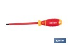 Destornillador plano aislado modelo Gripforce | Conforme a IEC 60900 y GS | Disponible en diferentes tamaños