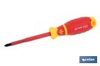 Destornillador pozidrive de electricista 1000 V aislado modelo GripForce - Cofan