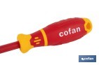 Destornillador Pozidrive aislado modelo Gripforce | Conforme a IEC 60900 y GS | Disponible en diferentes tamaños - Cofan