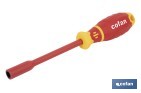 Destornillador de vaso hexagonal de electricista 1000 V aislado modelo GripForce - Cofan
