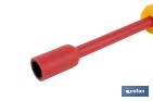 Destornillador de vaso hexagonal aislado modelo Gripforce | Conforme a IEC 60900 y GS | Disponible en diferentes tamaños - Cofan