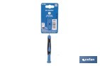 Destornillador plano de alta precisión modelo Gripforce | Punta magnética y mango antideslizante | Disponible en diferentes tamaños - Cofan