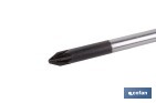 Destornillador Pozidriv de alta precisión modelo Gripforce | Punta magnética y mango antideslizante | Disponible en diferentes longitudes de varilla - Cofan