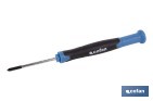 Destornillador Pozidriv de alta precisión modelo Gripforce | Punta magnética y mango antideslizante | Disponible en diferentes longitudes de varilla - Cofan