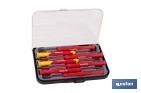 SET DE 7 DESTORNILLADORES AISLADOS MODELO GRIPFORCE | INCLUYE PUNTA PHILLIPS Y PUNTA PLANA | MANGO ANTIDESLIZANTE