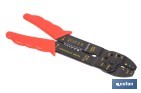 Alicates de Crimpar | Para terminales aislados | Longitud 200 mm - Cofan