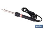 Soldador de estaño cilíndrico de 230 V con punta latón. Potencia 30 W o 60 W - Cofan
