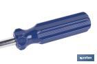 Tournevis flexible pour brides SW 7 | Dimensions : 28 x 3 cm | Matériau : fer WRH62A - Cofan