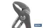 Straight jaw pliers | Length: 10"-12"-16" | Non-slip handle - Cofan