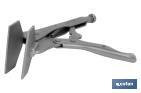 Locking pliers with jaws | Suitable for sheet metal plate | Length: from 8" to 11" - Cofan