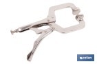 Pinze a scatto con ganasce a forma di C | Non basculanti | Lunghezza: 11” - Cofan
