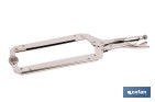 Pinze a scatto con ganasce a forma di C | Non basculanti | Lunghezza: 11” - Cofan
