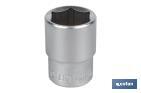 3/8" Drive socket | 6-point socket head | Size from 8 to 22mm - Cofan