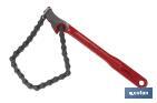 Replacement of reversible chain | Size 4" and length: 300mm | Plumbing tool - Cofan