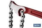 Replacement of reversible chain | Size 4" and length: 300mm | Plumbing tool - Cofan