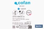 Flacon de poudre bleue de traçage | Pour cordeau | Capacité : 100, 250, 500 ou 1000 - Cofan
