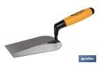 Forged bucket trowel, Sevilla Model | Length: 180mm | Suitable for construction industry | Rubber handle - Cofan