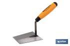 TRUELLE FORGÉE MODÈLE ALICATADOR | DIMENSIONS : 125 MM DE LONGUEUR | POUR LA CONSTRUCTION | MANCHE EN CAOUTCHOUC