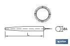 Lime Ronde | Plusieurs dimensions et modèles | Manche interchangeable et ergonomique - Cofan