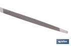 Lime triangulaire étroite | Modèle Extra-doux | Deux dimensions disponibles | Manche interchangeable et ergonomique - Cofan
