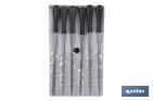 JUEGO DE 6 UNIDADES LIMAS DE AGUJA EN BOLSA |  MEDIDAS EN 140 MM  |  PACK DE 6 Y 12 UNIDADES