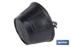 Cubo italiano de caucho | Capacidad: 10 litros | Alta resistencia y flexibilidad | Adecuado para construcción | Medidas: 34,5 x 18 x 22,8 cm - Cofan