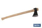 Hudson Bay axe with wooden handle | Versatile tool for different works | Total weight: 4,000g - Cofan