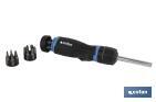 Set destornillador carraca en "T" | Contenido de 19 pcs | Modelo converter de 5:1 velocidad - Cofan