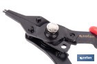 Pinze circolari intercambiabili | Sono incluse 4 punte multifunzione | Lunghezza: 256 mm - Cofan