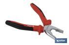 Reinforced combination pliers | Electrician pliers with ergonomic handle | Size: 200mm - Cofan