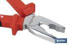 Reinforced combination pliers | Electrician pliers with ergonomic handle | Size: 200mm - Cofan