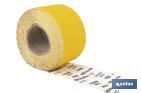 Rolo lixa de papel "Amarelo" - Cofan