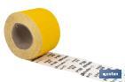 Roll of abrasive paper "Yellow" - Cofan