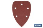 Pack de 5 hojas de lija para lijadora de detalle (Mouse) | Hojas de lija triangulares de óxido de aluminio | Disponibles en diferentes granos - Cofan