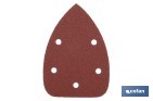 Pack de 5 hojas de lija para lijadora de detalle (Mouse) | Hojas de lija triangulares de óxido de aluminio | Disponibles en diferentes granos - Cofan