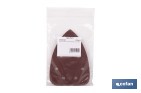 Hojas de lija para lijadora de detalle (Mouse) | Pack de 5 hojas de lija triangulares | Material: óxido de aluminio | Disponibles en diferentes granos - Cofan