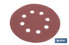 Discos de lija para lijadora Orbital | Pack de 5 hojas de lija redondas | Material: óxido de aluminio | Disponibles en diferentes granos - Cofan