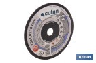 Disques de coupe précise pour acier INOX - Cofan