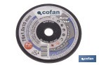 Disques de coupe précise pour acier INOX - Cofan