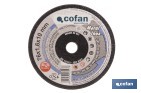 Disques de coupe précise pour acier INOX - Cofan