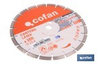 Professional diamons discs "segmented model" - Cofan