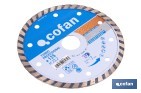 Universal diamond discs "general construction" - Cofan