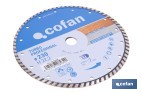 Universal diamond discs "general construction" - Cofan