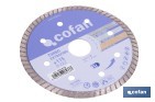 Diamon discs "Extra thin" special for porcellanic material - Cofan