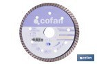 Diamon discs "Extra thin" special for porcellanic material - Cofan