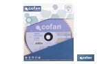 Diamon discs "Extra thin" special for porcellanic material - Cofan