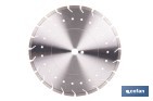 Diamond disc for old concrete and asphalt - Cofan