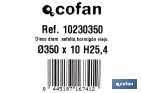 Diamond disc for old concrete and asphalt - Cofan