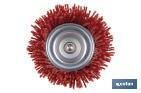 Nylon cup brush | With nylon filaments | Available in different sizes | Suitable for polishing, grinding, removing rust, etc. - Cofan